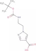1-(2-{[(tert-Butoxy)carbonyl]amino}ethyl)-1H-pyrazole-4-carboxylic acid