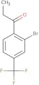 1-[2-Bromo-4-(trifluoromethyl)phenyl]propan-1-one