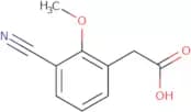 2-(3-Cyano-2-methoxyphenyl)acetic acid