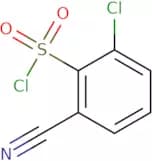 2-Chloro-6-cyanobenzene-1-sulfonyl chloride