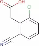 2-(2-chloro-6-cyanophenyl)acetic acid