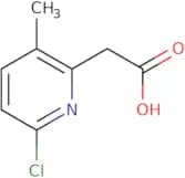 2-(6-Chloro-3-methylpyridin-2-yl)acetic acid