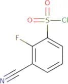 3-Cyano-2-fluorobenzene-1-sulfonyl chloride