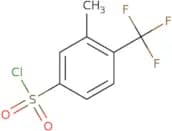 3-Methyl-4-(trifluoromethyl)benzene-1-sulfonyl chloride