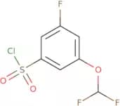 3-(Difluoromethoxy)-5-fluorobenzene-1-sulfonyl chloride