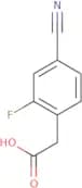 2-(4-Cyano-2-fluorophenyl)acetic acid