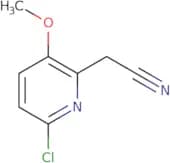 2-(6-Chloro-3-methoxypyridin-2-yl)acetonitrile