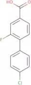 4-(4-Chlorophenyl)-3-fluorobenzoic acid