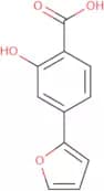 4-(Furan-2-yl)-2-hydroxybenzoic acid
