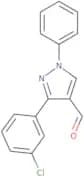 3-(3-Chlorophenyl)-1-phenyl-1H-pyrazole-4-carbaldehyde