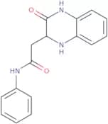 2-(3-Oxo-1,2,3,4-tetrahydroquinoxalin-2-yl)-N-phenylacetamide