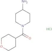 (4-Aminopiperidin-1-yl)(tetrahydro-2H-pyran-4-yl)methanone hydrochloride