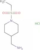 [1-(Ethanesulfonyl)piperidin-4-yl]methanamine hydrochloride
