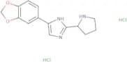 4-(1,3-Dioxaindan-5-yl)-2-(pyrrolidin-2-yl)-1H-imidazole dihydrochloride