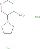 3-(Pyrrolidin-1-yl)oxan-4-amine dihydrochloride