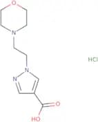 1-[2-(Morpholin-4-yl)ethyl]-1H-pyrazole-4-carboxylic acid hydrochloride