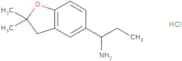 1-(2,2-Dimethyl-2,3-dihydro-1-benzofuran-5-yl)propan-1-amine hydrochloride