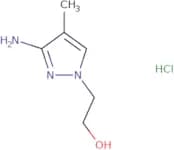 2-(3-Amino-4-methyl-1H-pyrazol-1-yl)ethan-1-ol hydrochloride