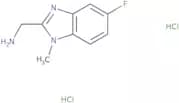 (5-Fluoro-1-methyl-1H-1,3-benzodiazol-2-yl)methanamine dihydrochloride