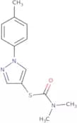 N,N-Dimethyl-1-{[1-(4-methylphenyl)-1H-pyrazol-4-yl]sulfanyl}formamide
