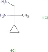 2-Cyclopropylpropane-1,2-diamine dihydrochloride