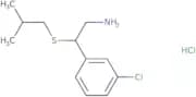 2-(3-Chlorophenyl)-2-[(2-methylpropyl)sulfanyl]ethan-1-amine hydrochloride