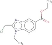 Ethyl 2-(chloromethyl)-1-ethyl-1H-1,3-benzodiazole-5-carboxylate