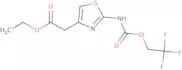 Ethyl 2-(2-{[(2,2,2-trifluoroethoxy)carbonyl]amino}-1,3-thiazol-4-yl)acetate