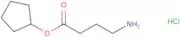Cyclopentyl 4-aminobutanoate hydrochloride