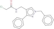 N-[(1-Benzyl-3-phenyl-1H-pyrazol-4-yl)methyl]-2-chloroacetamide