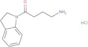 4-Amino-1-(2,3-dihydro-1H-indol-1-yl)butan-1-one hydrochloride