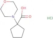 1-(Morpholin-4-yl)cyclopentane-1-carboxylic acid hydrochloride