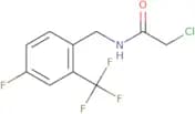 2-Chloro-N-{[4-fluoro-2-(trifluoromethyl)phenyl]methyl}acetamide