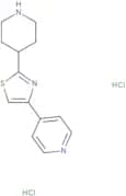 4-[2-(Piperidin-4-yl)-1,3-thiazol-4-yl]pyridine dihydrochloride