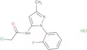 2-Chloro-N-[1-(2-fluorophenyl)-3-methyl-1H-pyrazol-5-yl]acetamide hydrochloride
