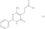 3-[4-Methyl-6-oxo-2-(pyridin-4-yl)-1,6-dihydropyrimidin-5-yl]propanoic acid hydrochloride