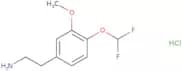 2-[4-(Difluoromethoxy)-3-methoxyphenyl]ethan-1-amine hydrochloride