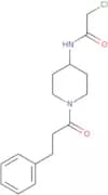 2-Chloro-N-[1-(3-phenylpropanoyl)piperidin-4-yl]acetamide