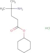 Cyclohexyl 4-amino-4-methylpentanoate hydrochloride