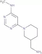 6-[3-(Aminomethyl)piperidin-1-yl]-N-methylpyrimidin-4-amine