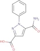 5-Carbamoyl-1-phenyl-1H-pyrazole-3-carboxylic acid