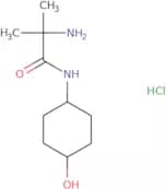 2-Amino-N-(4-hydroxycyclohexyl)-2-methylpropanamide hydrochloride