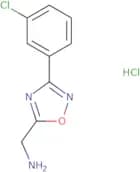 [3-(3-Chlorophenyl)-1,2,4-oxadiazol-5-yl]methanamine hydrochloride