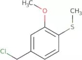 4-(Chloromethyl)-2-methoxy-1-(methylsulfanyl)benzene