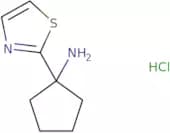 1-(1,3-Thiazol-2-yl)cyclopentan-1-amine hydrochloride