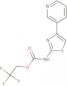 2,2,2-Trifluoroethyl N-[4-(pyridin-3-yl)-1,3-thiazol-2-yl]carbamate