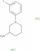 1-(3-Fluorophenyl)piperidin-3-amine dihydrochloride