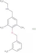 ({3,5-Dimethyl-4-[(3-methylphenyl)methoxy]phenyl}methyl)(ethyl)amine hydrochloride