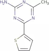 4-Methyl-6-(thiophen-2-yl)-1,3,5-triazin-2-amine