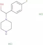 2-(4-Fluorophenyl)-2-(piperazin-1-yl)ethan-1-ol dihydrochloride